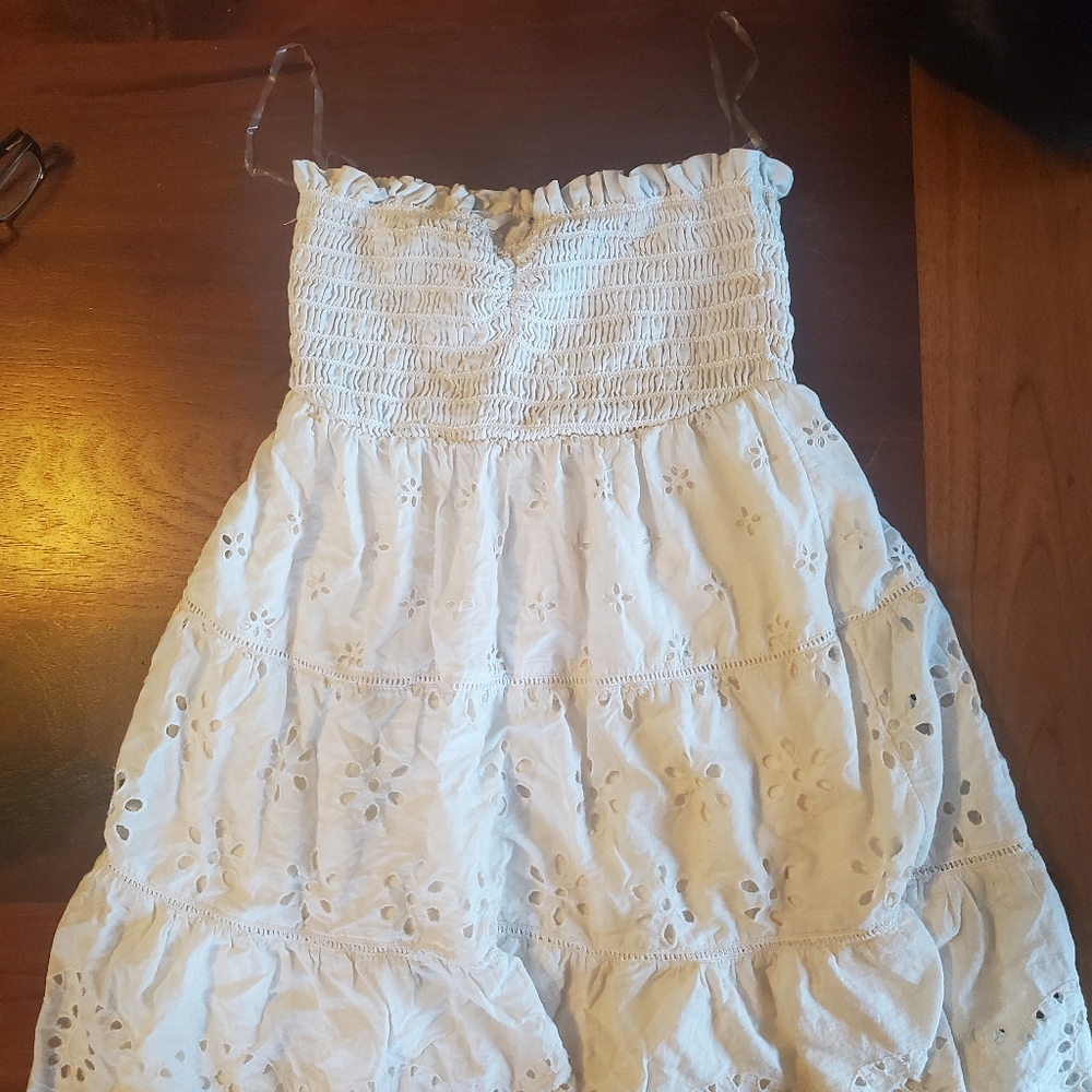 American Eagle White Floral Dress